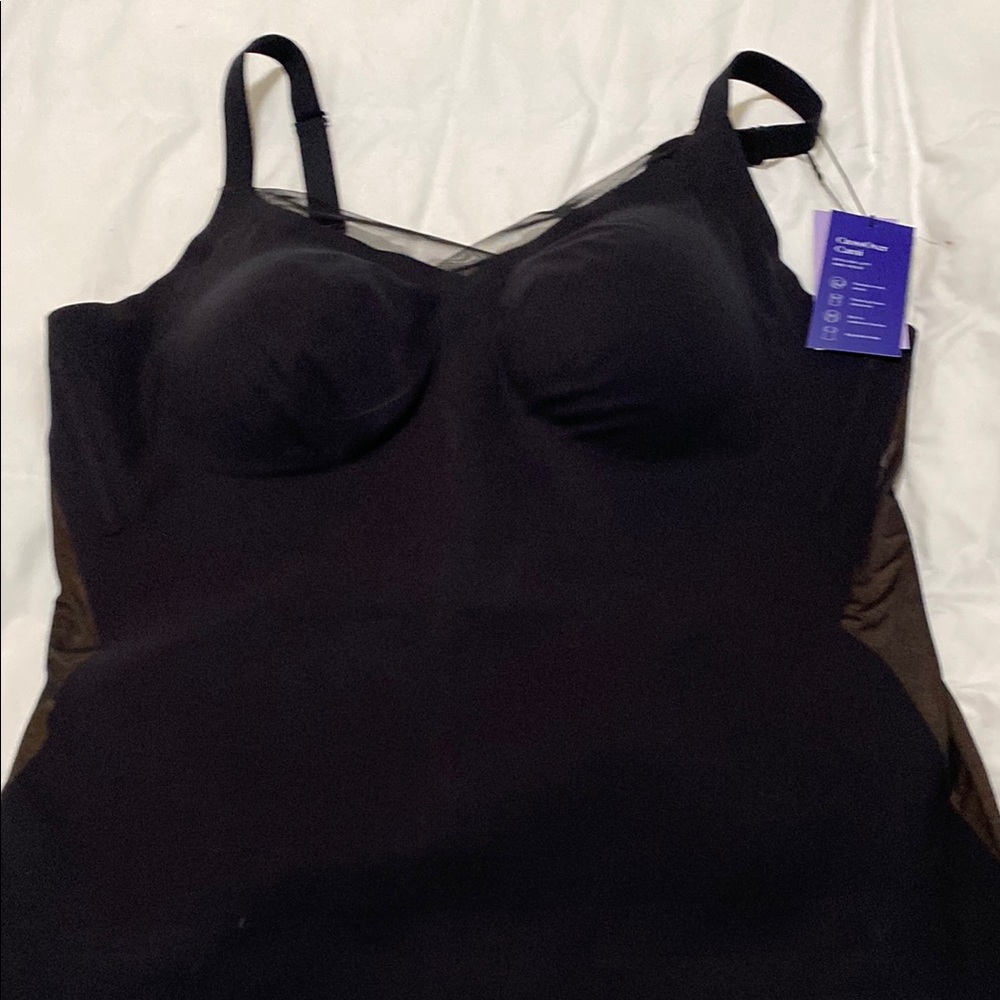 Honeylove Black Seamless Shapewear with Adjustable Straps